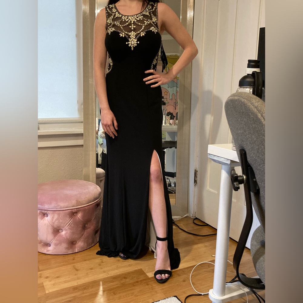 Beaded gown, NWT